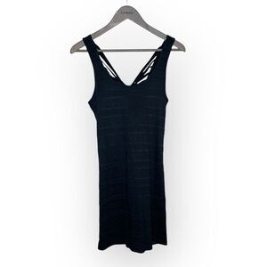 "Free People" Black Knit Bodycon Dress Size Small